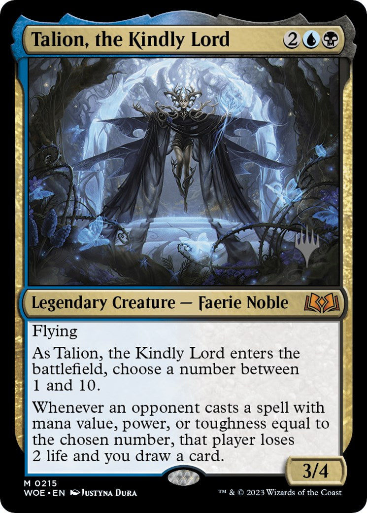 Talion, the Kindly Lord (Promo Pack) [Wilds of Eldraine Promos] | Gear Gaming Bentonville