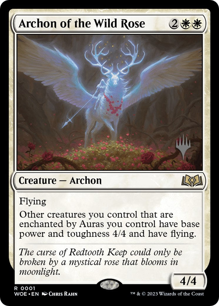 Archon of the Wild Rose (Promo Pack) [Wilds of Eldraine Promos] | Gear Gaming Bentonville