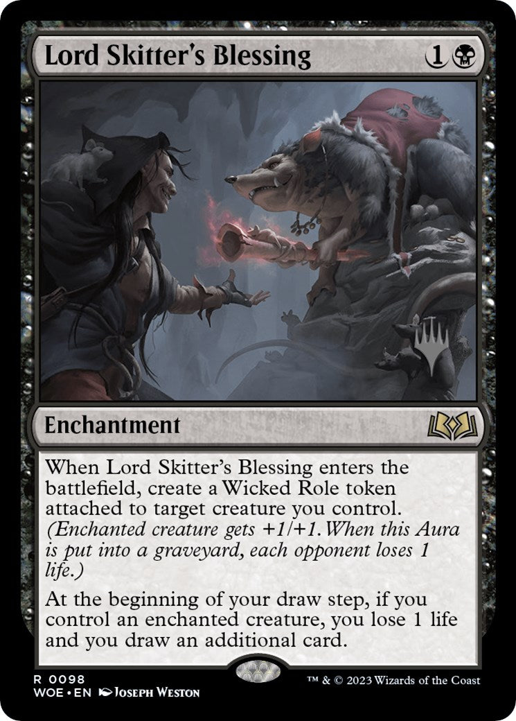 Lord Skitter's Blessing (Promo Pack) [Wilds of Eldraine Promos] | Gear Gaming Bentonville