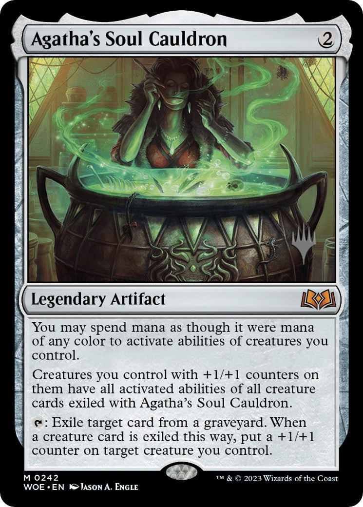 Agatha's Soul Cauldron (Promo Pack) [Wilds of Eldraine Promos] | Gear Gaming Bentonville