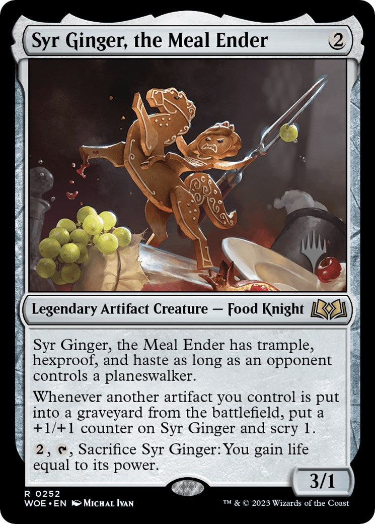 Syr Ginger, the Meal Ender (Promo Pack) [Wilds of Eldraine Promos] | Gear Gaming Bentonville