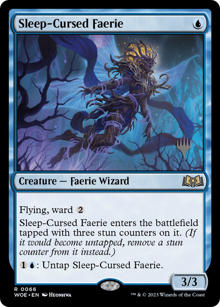 Sleep-Cursed Faerie (Promo Pack) [Wilds of Eldraine Promos] | Gear Gaming Bentonville