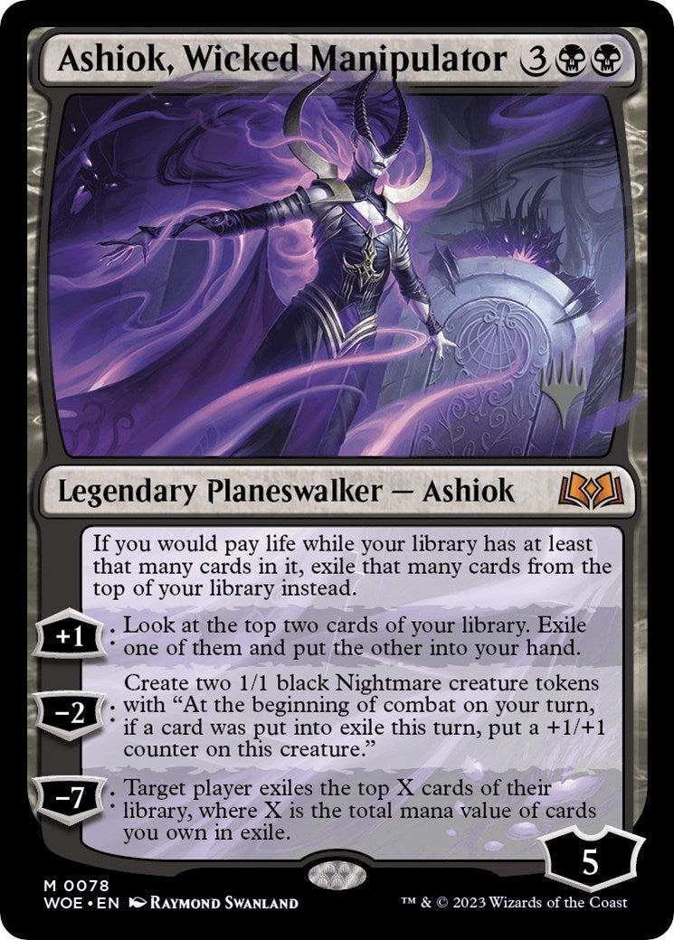 Ashiok, Wicked Manipulator (Promo Pack) [Wilds of Eldraine Promos] | Gear Gaming Bentonville