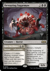 Devouring Sugarmaw // Have for Dinner(Promo Pack) [Wilds of Eldraine Promos] | Gear Gaming Bentonville