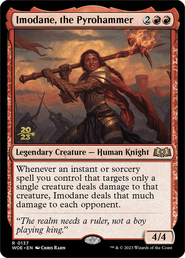 Imodane, the Pyrohammer [Wilds of Eldraine Prerelease Promos] | Gear Gaming Bentonville