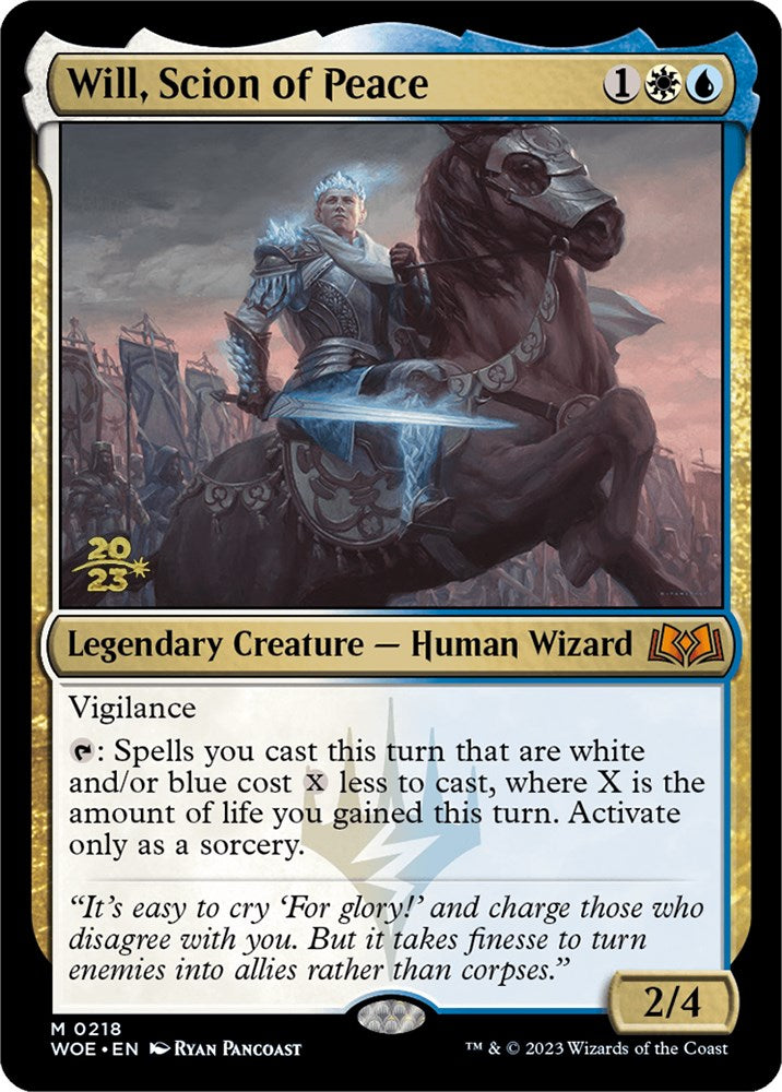 Will, Scion of Peace [Wilds of Eldraine Prerelease Promos] | Gear Gaming Bentonville