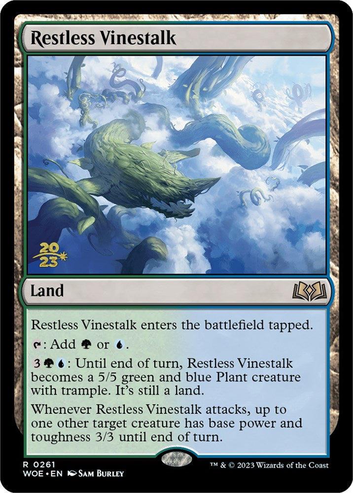 Restless Vinestalk [Wilds of Eldraine Prerelease Promos] | Gear Gaming Bentonville