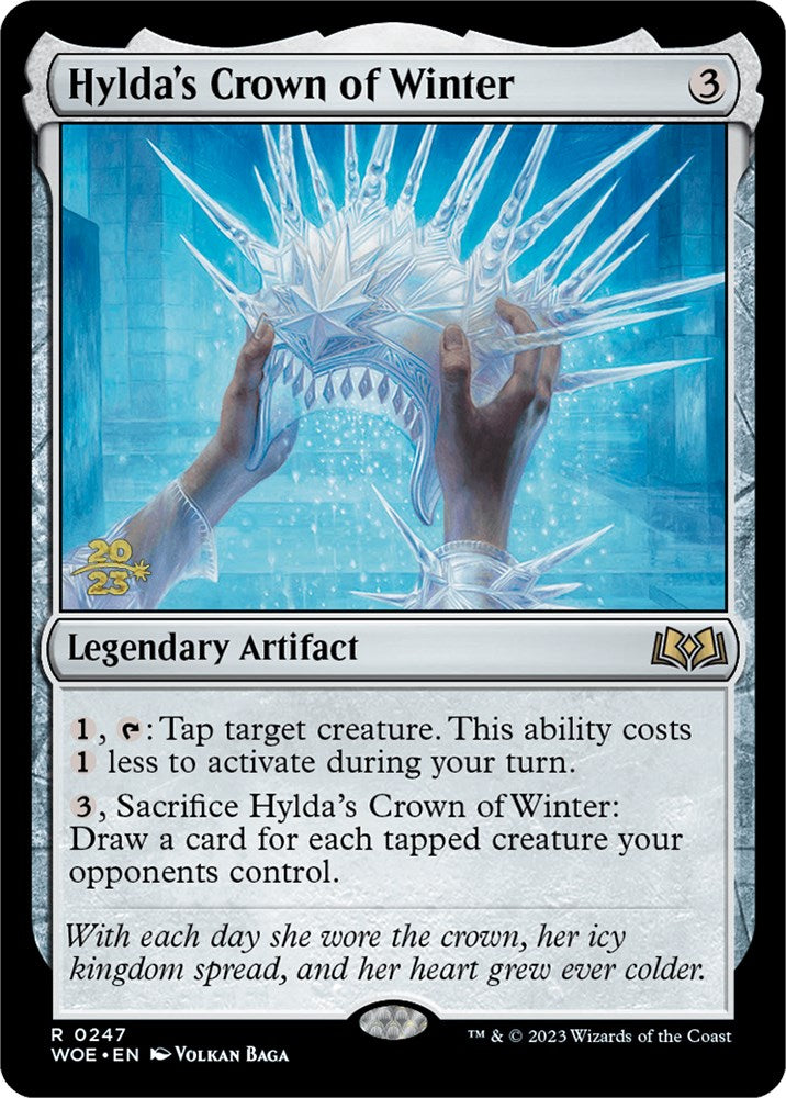 Hylda's Crown of Winter [Wilds of Eldraine Prerelease Promos] | Gear Gaming Bentonville