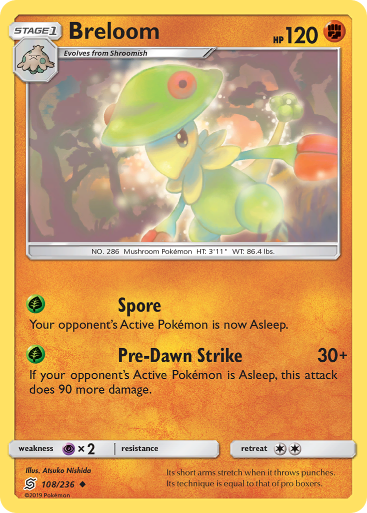 Breloom (108/236) [Sun & Moon: Unified Minds] | Gear Gaming Bentonville