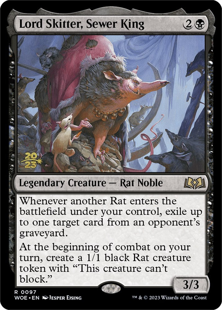 Lord Skitter, Sewer King [Wilds of Eldraine Prerelease Promos] | Gear Gaming Bentonville