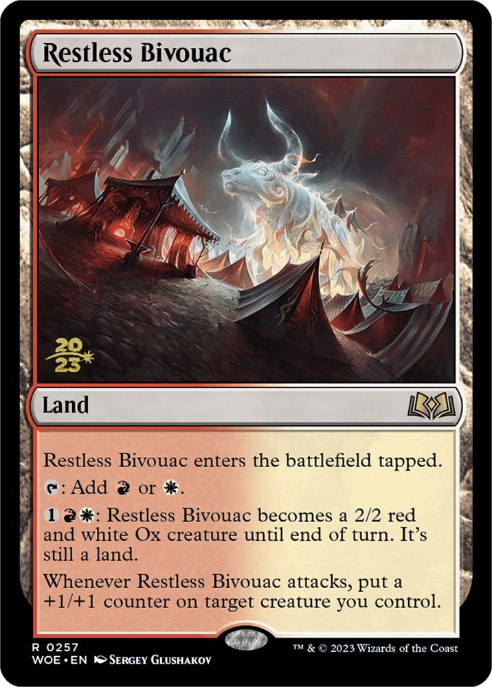 Restless Bivouac [Wilds of Eldraine Prerelease Promos] | Gear Gaming Bentonville