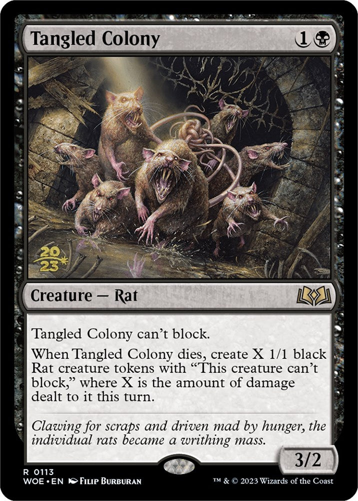 Tangled Colony [Wilds of Eldraine Prerelease Promos] | Gear Gaming Bentonville