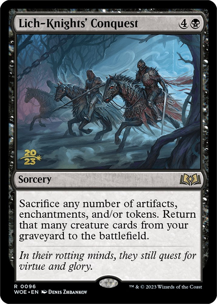 Lich-Knights' Conquest [Wilds of Eldraine Prerelease Promos] | Gear Gaming Bentonville