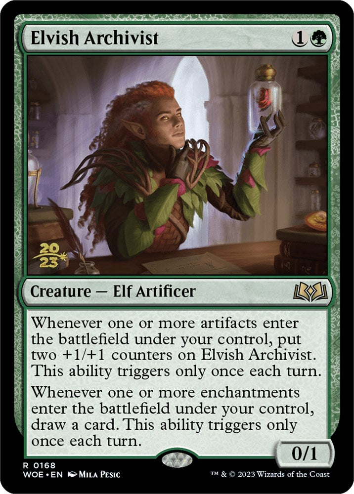 Elvish Archivist [Wilds of Eldraine Prerelease Promos] | Gear Gaming Bentonville