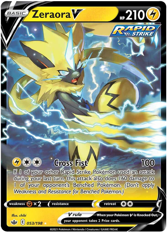 Zeraora V (053/198) [Sword & Shield: Chilling Reign] | Gear Gaming Bentonville