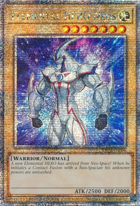 Elemental HERO Neos [TN23-EN006] Quarter Century Secret Rare | Gear Gaming Bentonville