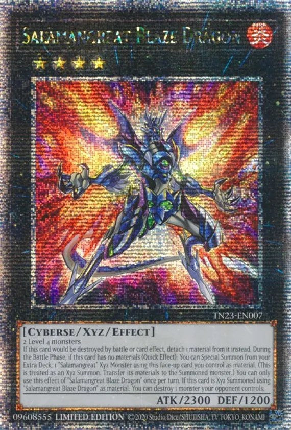 Salamangreat Blaze Dragon [TN23-EN007] Quarter Century Secret Rare | Gear Gaming Bentonville