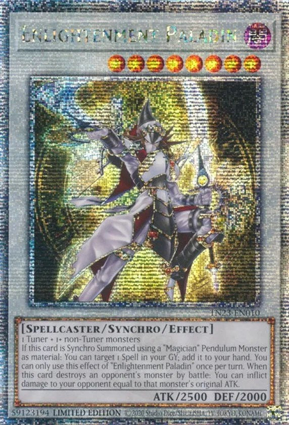 Enlightenment Paladin [TN23-EN010] Quarter Century Secret Rare | Gear Gaming Bentonville