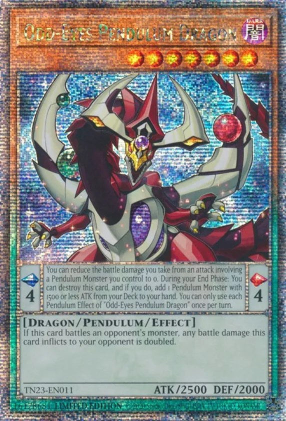 Odd-Eyes Pendulum Dragon [TN23-EN011] Quarter Century Secret Rare | Gear Gaming Bentonville