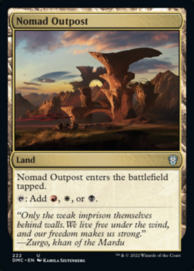 Nomad Outpost [Dominaria United Commander] | Gear Gaming Bentonville