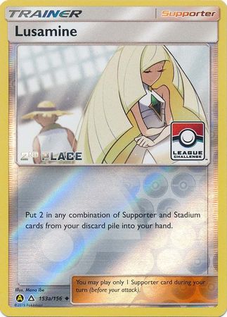 Lusamine (153a/156) (League Challenge Alt Art 2nd Place) [Sun & Moon: Ultra Prism] | Gear Gaming Bentonville