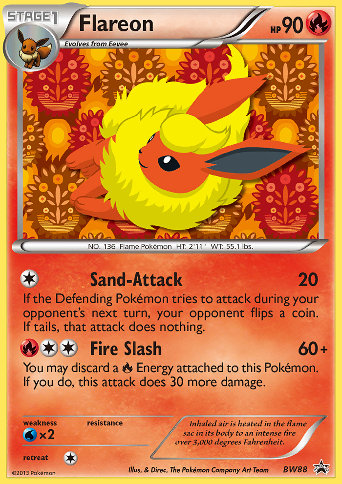 Flareon (BW88) [Black & White: Black Star Promos] | Gear Gaming Bentonville