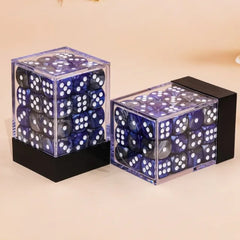 (Dark Blue + Black) 12mm D6 block of 36 dice | Gear Gaming Bentonville