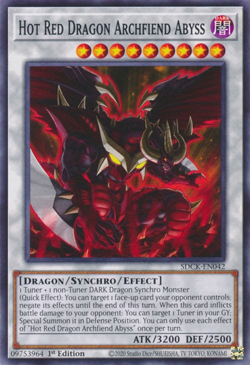 Hot Red Dragon Archfiend Abyss [SDCK-EN042] Common | Gear Gaming Bentonville