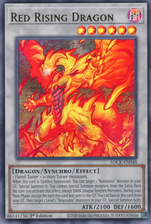 Red Rising Dragon [SDCK-EN048] Ultra Rare | Gear Gaming Bentonville