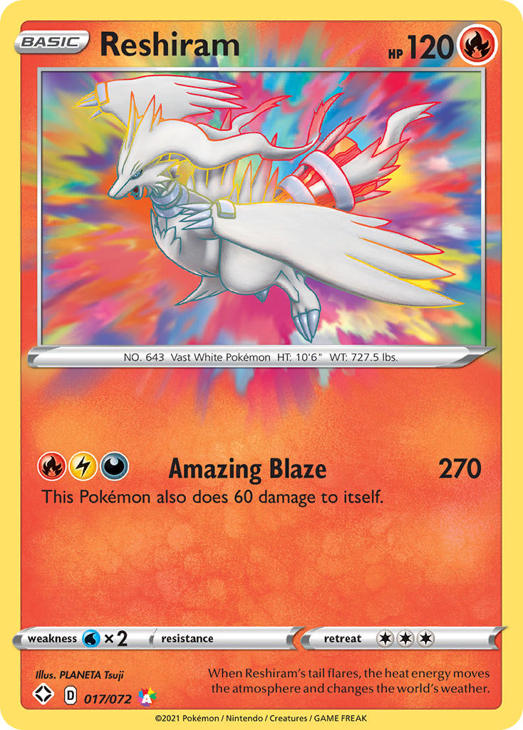 Reshiram (017/072) [Sword & Shield: Shining Fates] | Gear Gaming Bentonville