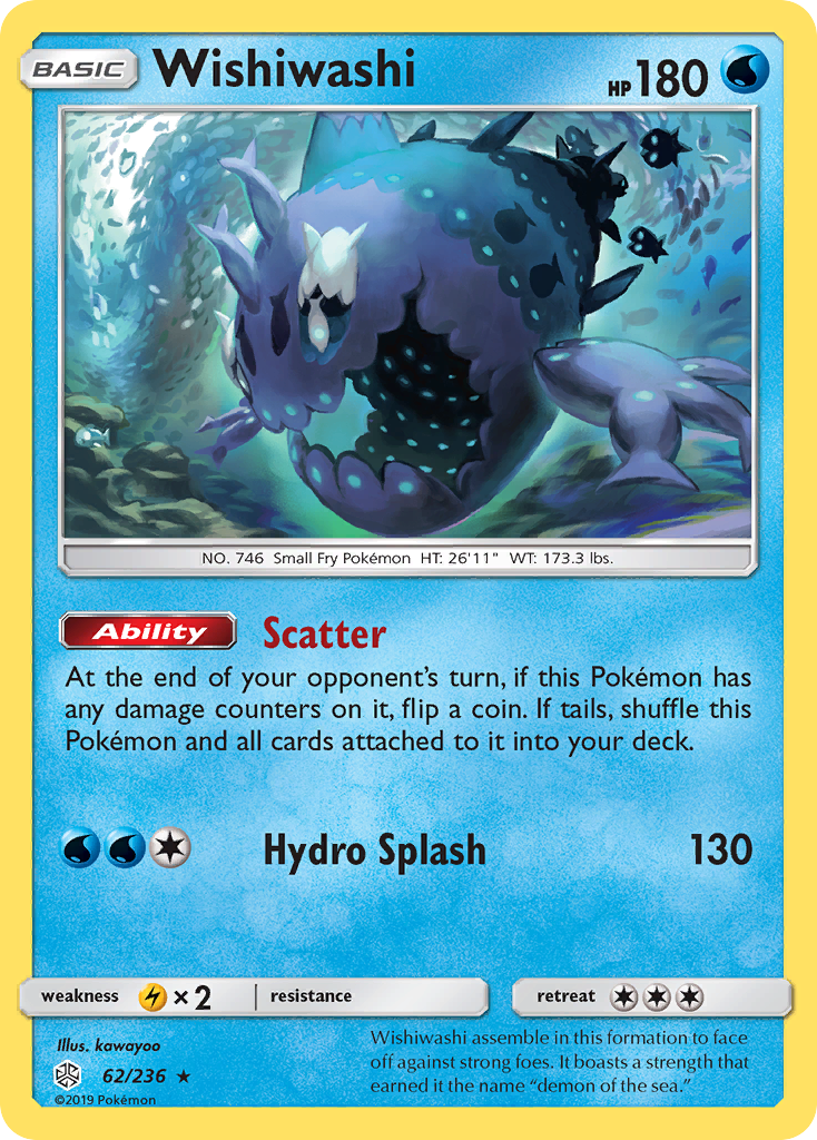 Wishiwashi (62/236) [Sun & Moon: Cosmic Eclipse] | Gear Gaming Bentonville