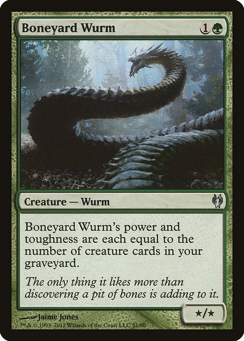 Boneyard Wurm [Duel Decks: Izzet vs. Golgari] | Gear Gaming Bentonville