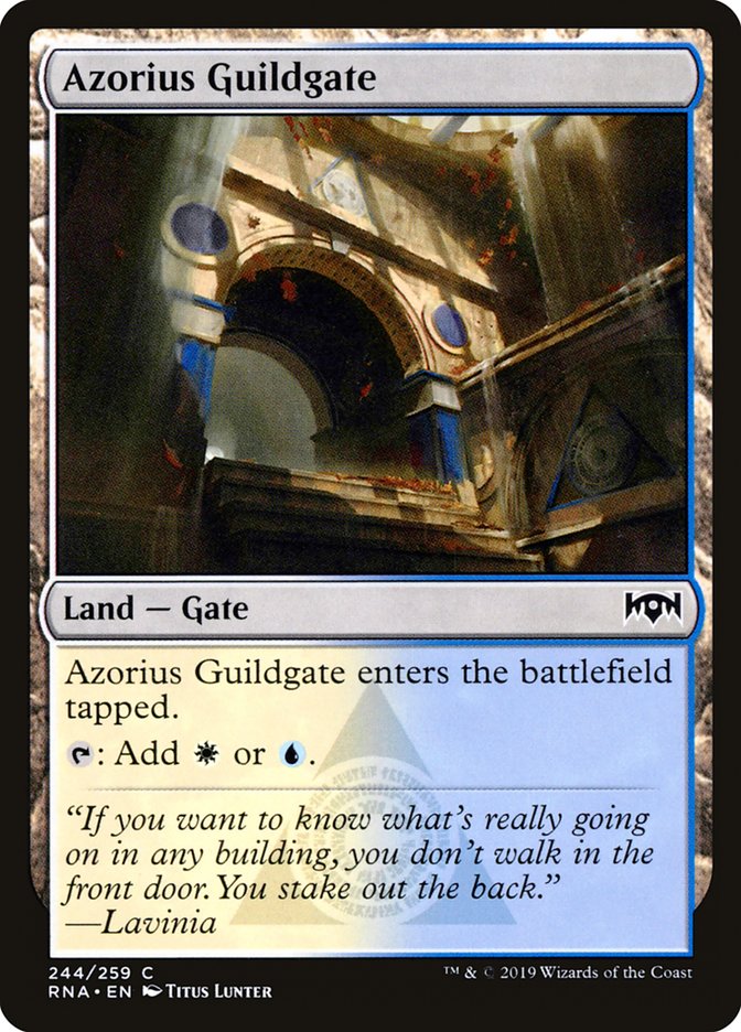 Azorius Guildgate (244/259) [Ravnica Allegiance] | Gear Gaming Bentonville