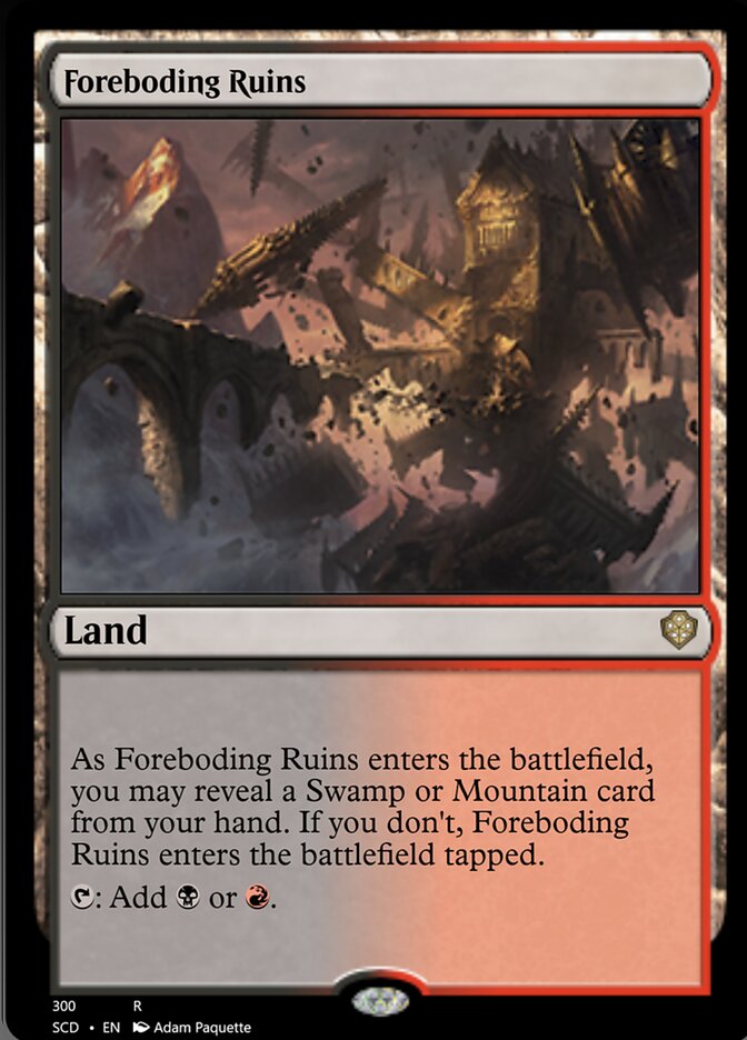 Foreboding Ruins [Starter Commander Decks] | Gear Gaming Bentonville