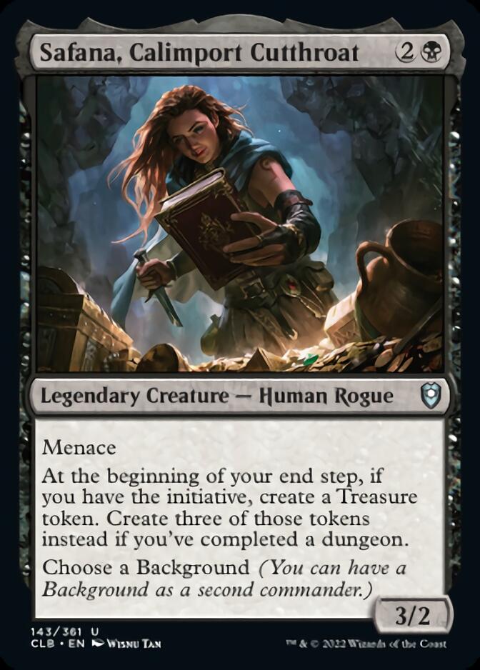 Safana, Calimport Cutthroat [Commander Legends: Battle for Baldur's Gate] | Gear Gaming Bentonville