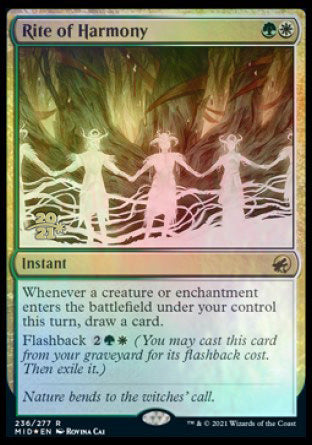 Rite of Harmony [Innistrad: Midnight Hunt Prerelease Promos] | Gear Gaming Bentonville