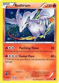 Reshiram (17/116) (Cosmos Holo) [Black & White: Plasma Freeze] | Gear Gaming Bentonville