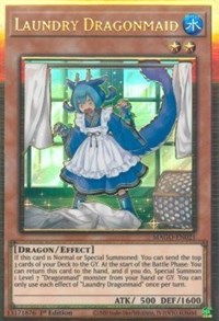 Laundry Dragonmaid [MAGO-EN021] Gold Rare | Gear Gaming Bentonville