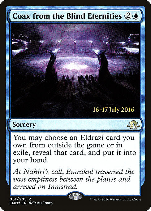 Coax from the Blind Eternities [Prerelease Cards] | Gear Gaming Bentonville