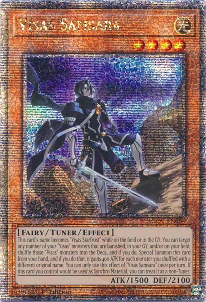 Visas Samsara (Quarter Century Secret Rare) [AGOV-EN004] Quarter Century Secret Rare | Gear Gaming Bentonville