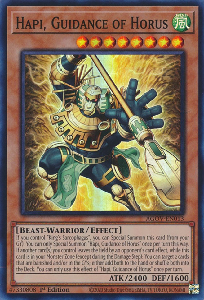 Hapi, Guidance of Horus [AGOV-EN013] Super Rare | Gear Gaming Bentonville