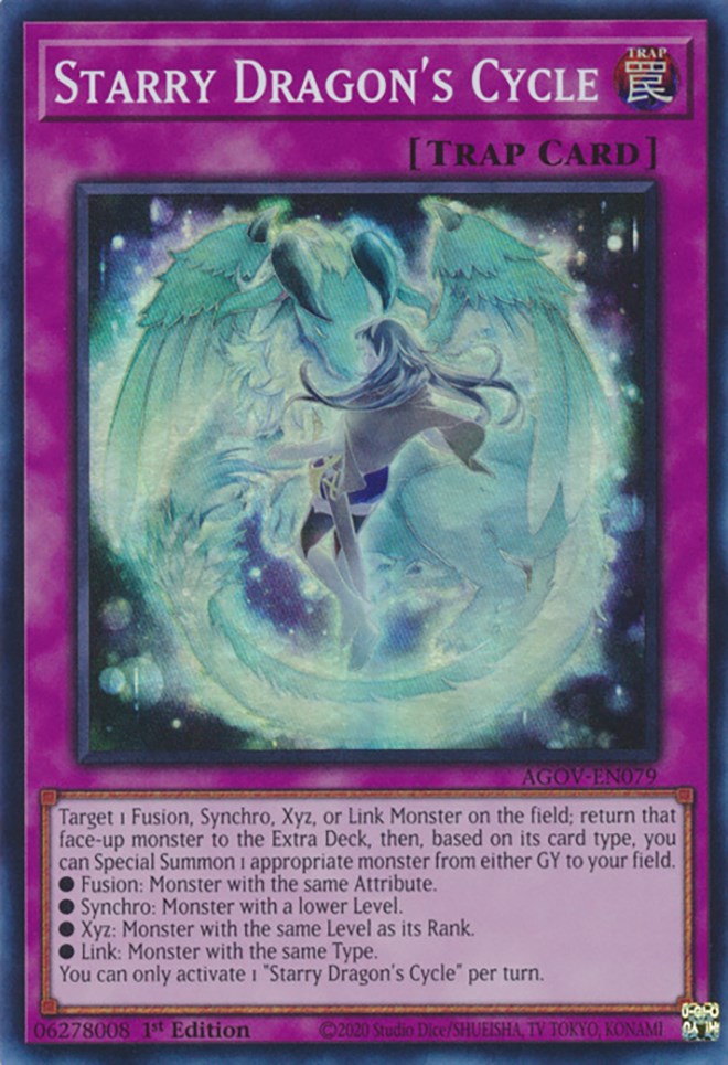 Starry Dragon's Cycle [AGOV-EN079] Super Rare | Gear Gaming Bentonville