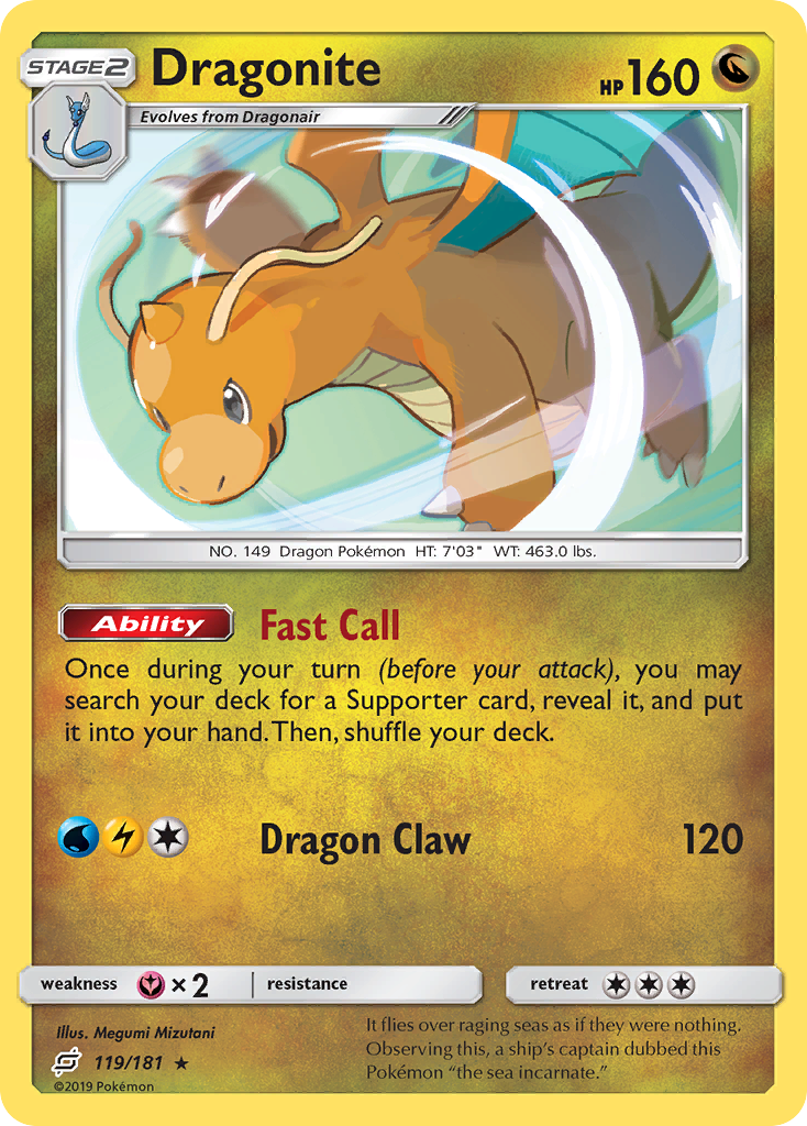 Dragonite (119/181) [Sun & Moon: Team Up] | Gear Gaming Bentonville