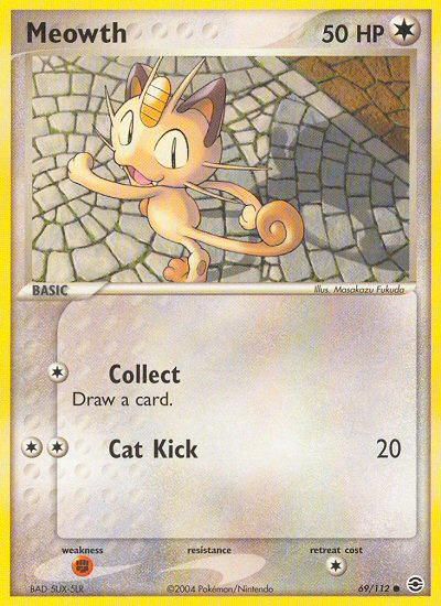 Meowth (69/112) [EX: FireRed & LeafGreen] | Gear Gaming Bentonville