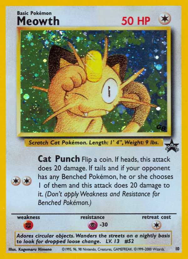 Meowth (10) [Wizards of the Coast: Black Star Promos] | Gear Gaming Bentonville