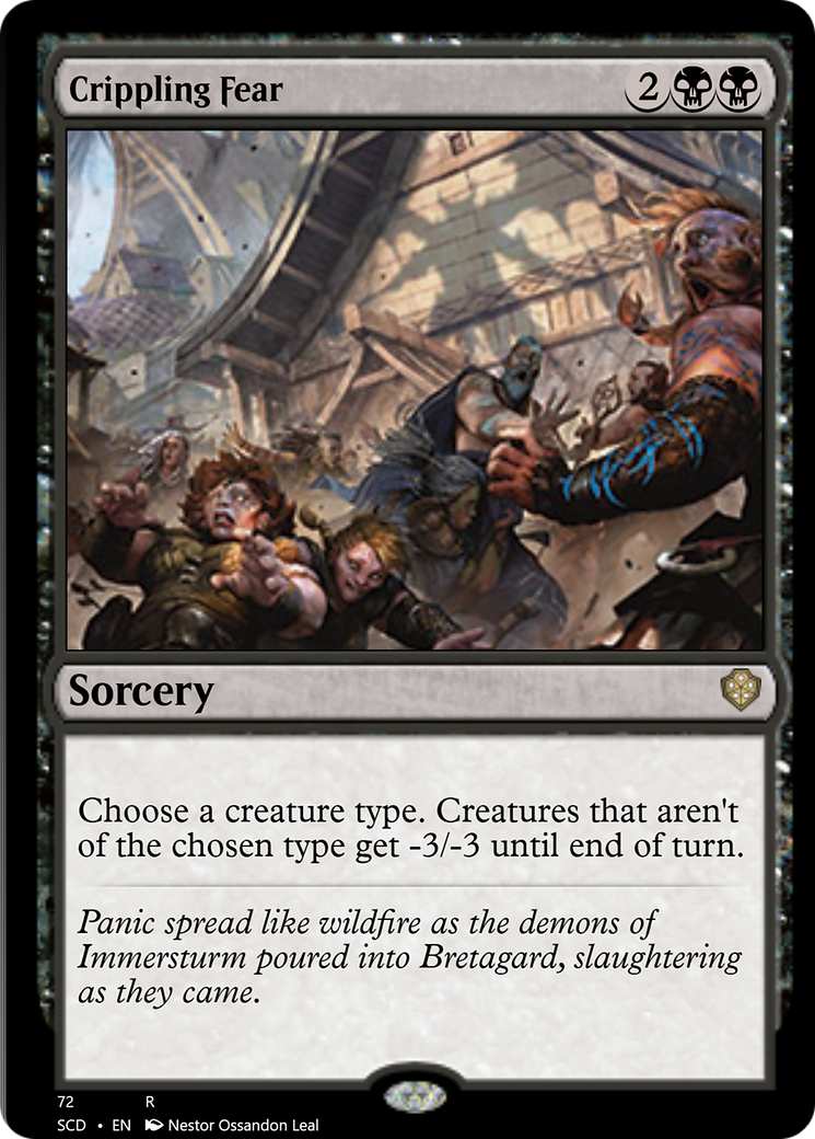 Crippling Fear [Starter Commander Decks] | Gear Gaming Bentonville