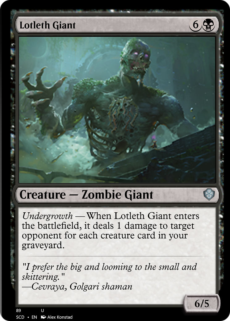 Lotleth Giant [Starter Commander Decks] | Gear Gaming Bentonville