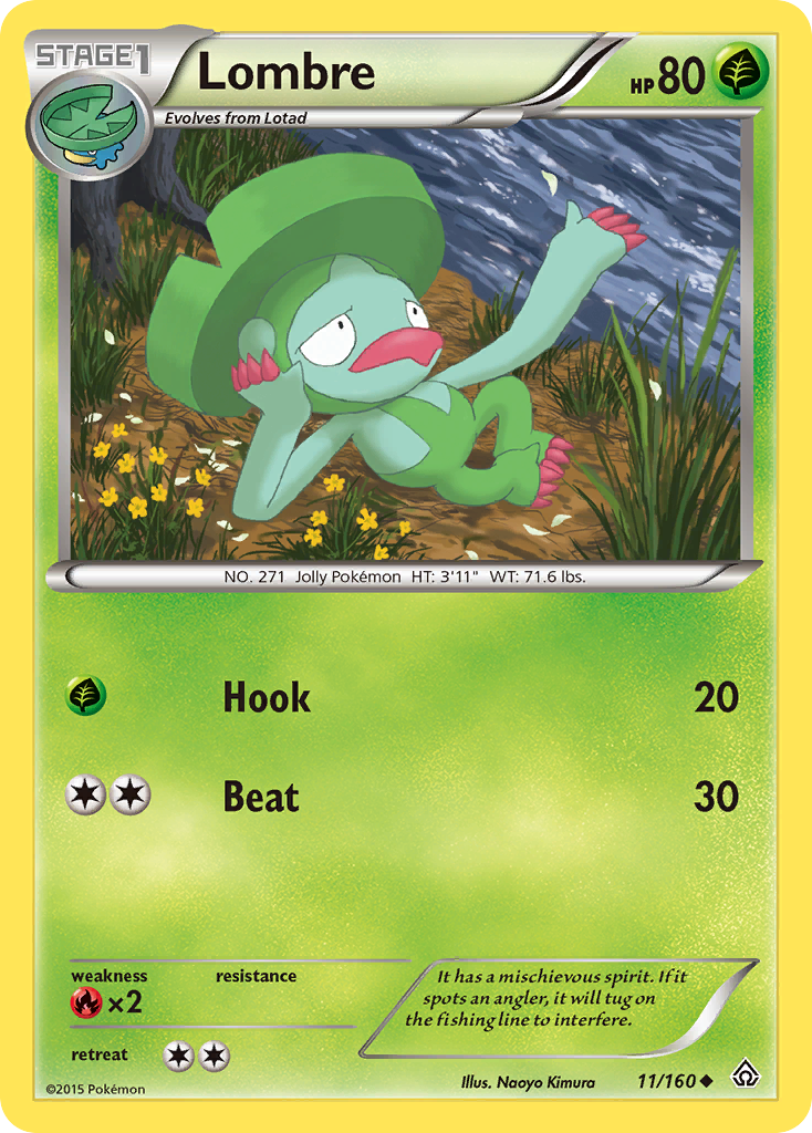 Lombre (11/160) [XY: Primal Clash] | Gear Gaming Bentonville