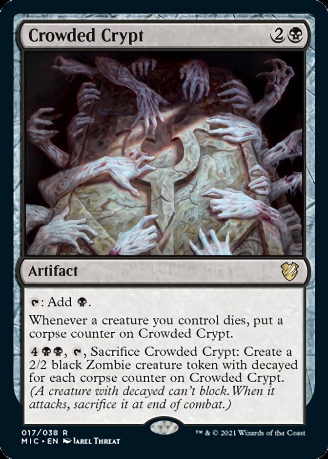 Crowded Crypt [Innistrad: Midnight Hunt Commander] | Gear Gaming Bentonville