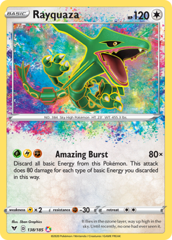 Rayquaza (138/185) [Sword & Shield: Vivid Voltage] | Gear Gaming Bentonville